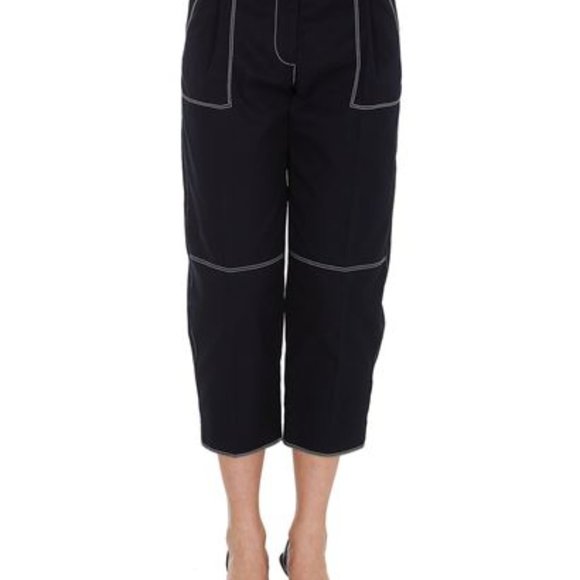 ALEXANDER MCQUEEN CONTRASTING STITCHING PANTS IN BLUE size 48 - Picture 3 of 16